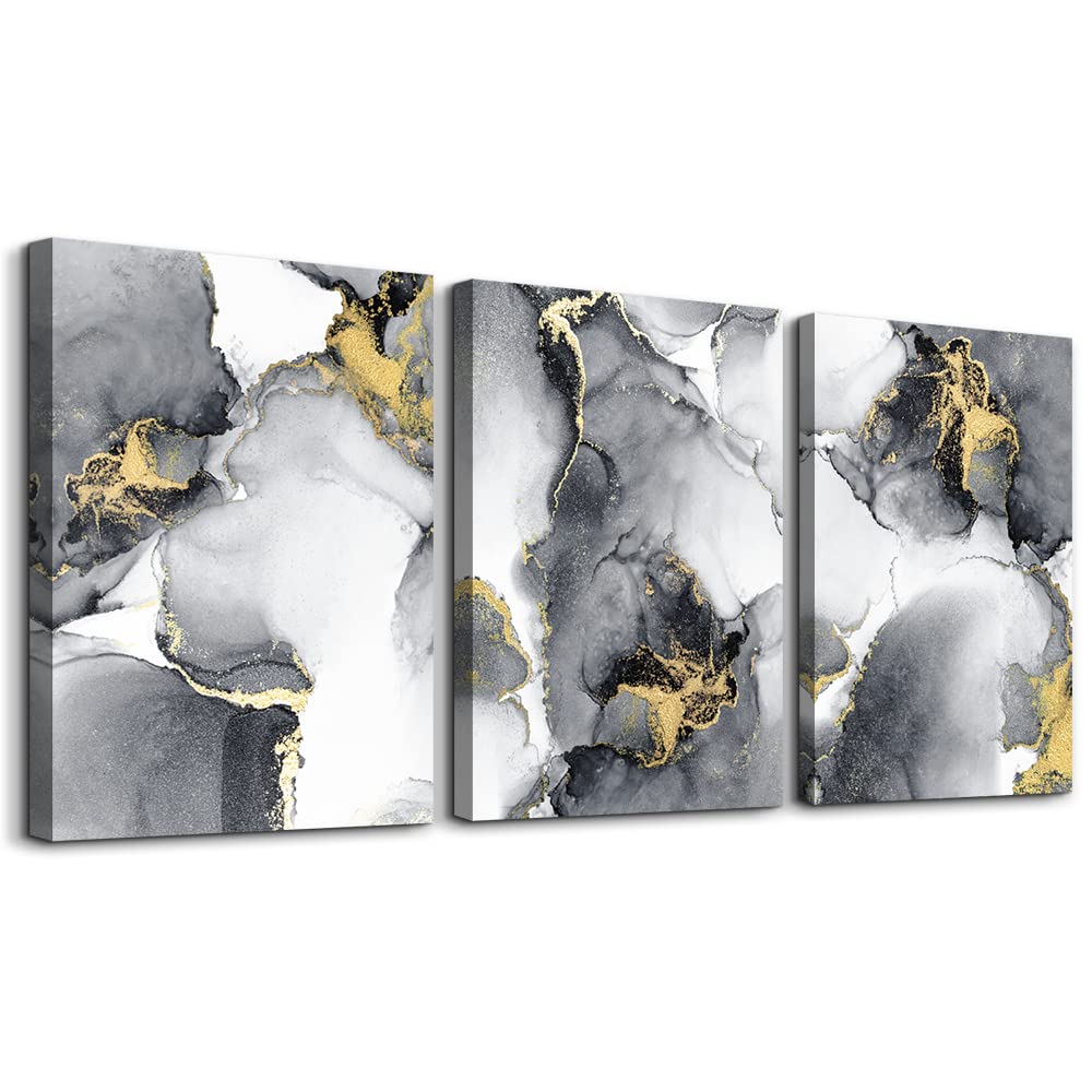 Canvas Wall Art For Living Room Abstract Wall Decor For Bedroom Modern Office Wall Decorations Ink Paintings Fashion Abstract Pictures Artwork Bathroom Canvas Art Prints Kitchen Home Decor 3 Piece