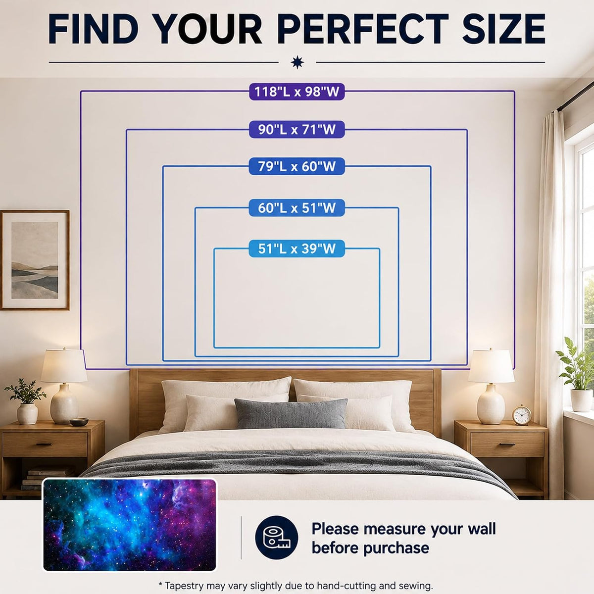 Apdidl Galaxy Wall Tapestry, Outer Space Themed Party Decorations Backdrop