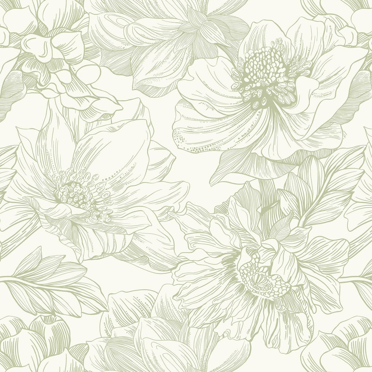 Ismoon Large Floral Peel and Stick Wallpaper Boho Beige Contact Paper 17.3inx6.5ft Neutral Wall Paper Removable Self Adhesive Wallpaper Bedroom Cabinet Bathroom Waterproof Mural Wall Decor Vinyl Roll