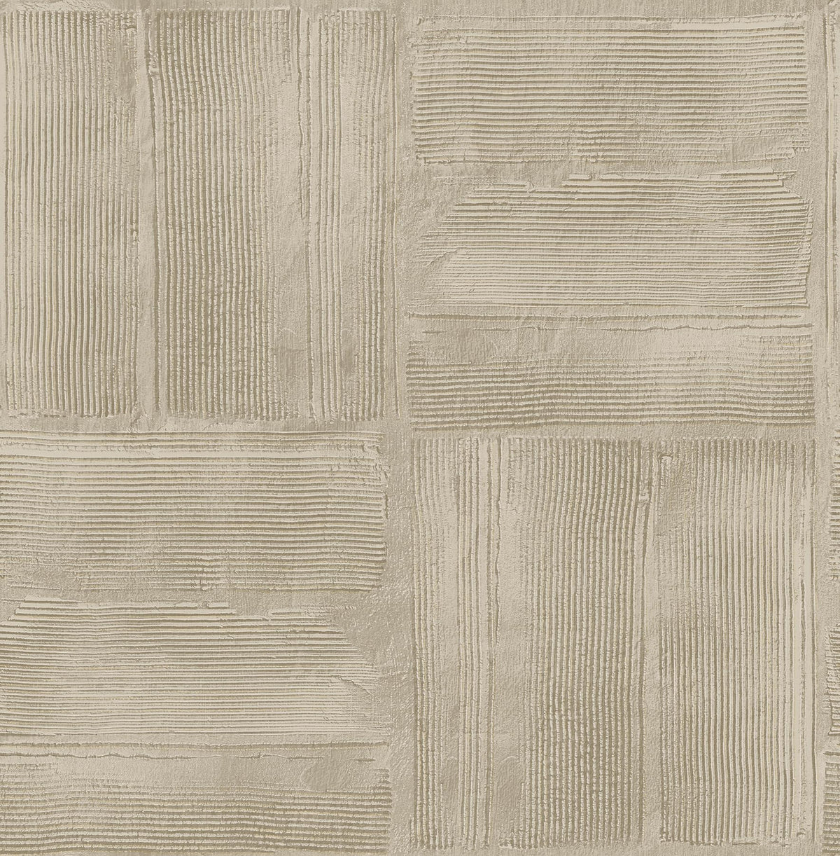 RoomMates Taupe Dimensional Square Plaster Peel and Stick Wallpaper, RMK12681PLW