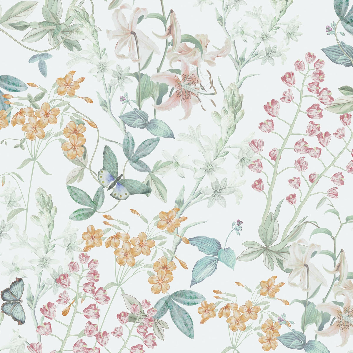 Dimoon 17.3''x78.7'' Green Peel and Stick Wallpaper Floral Modern Sage Light Green Contact Paper White Bird Wallpaper Removable Renter Friendly Waterproof Embossed Kitchen Bedroom Bathroom Vinyl Roll