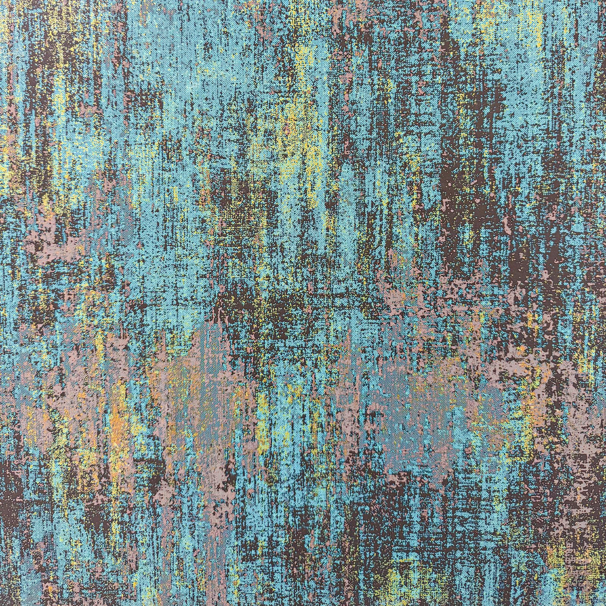 JiffDiff Vintage Metallic Peel and Stick Wallpaper Industrial Metallic Concrete Wall Paper Modern Stick on Wallpaper Self Adhesive Contact Paper(17.3" x 1200" Black Gold)