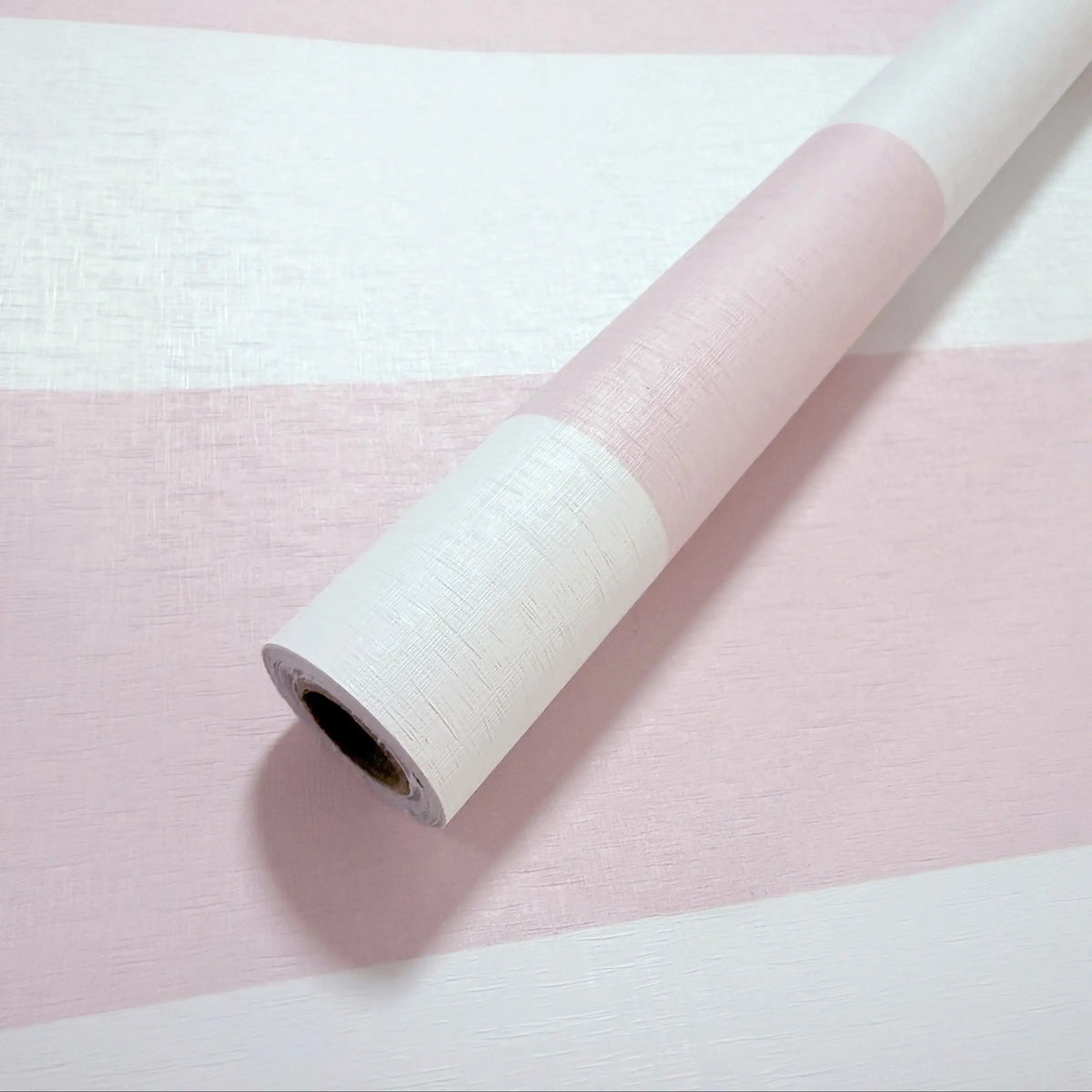 1 Roll Self-Adhesive Modern Vertical Striped Wallpaper, 4 Colors (Pink/White, Blue/White, Green/White, Black/White), 40cm/15.7" Wide Waterproof, for Bedroom & Rental Apartment Renovation
