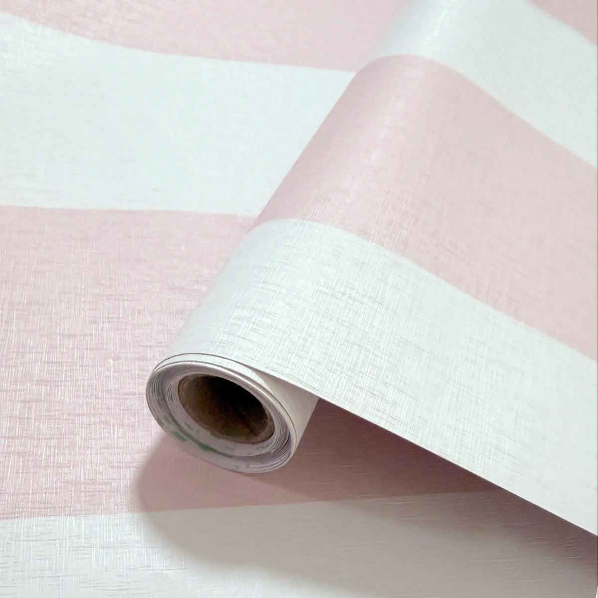 1 Roll Self-Adhesive Modern Vertical Striped Wallpaper, 4 Colors (Pink/White, Blue/White, Green/White, Black/White), 40cm/15.7" Wide Waterproof, for Bedroom & Rental Apartment Renovation