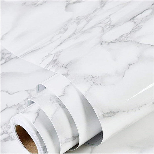 Marble Peel and Stick Wallpaper Kitchen Countertop & Cabinets Contact Paper