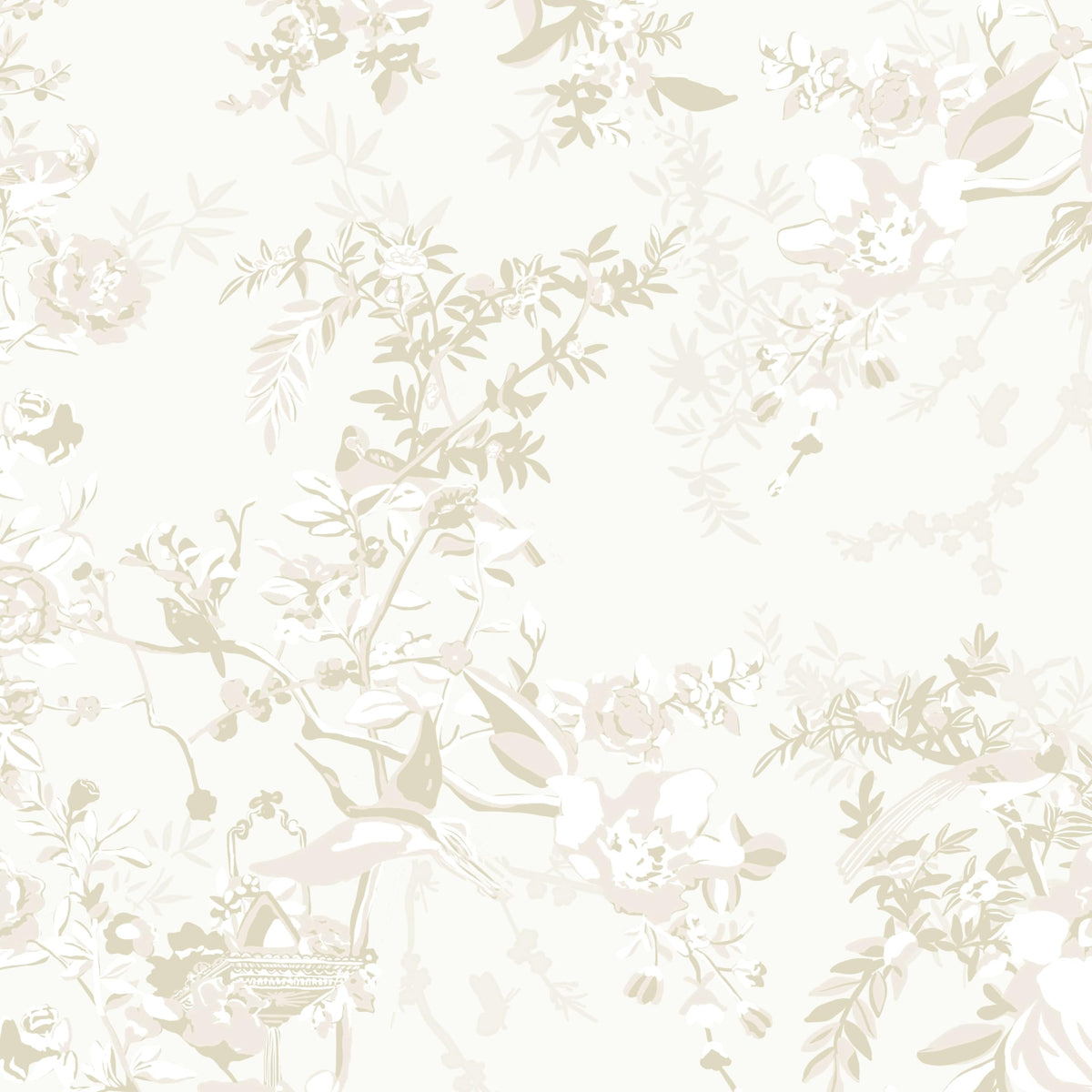 Dimoon 17.3''x78.7'' Green Peel and Stick Wallpaper Floral Modern Sage Light Green Contact Paper White Bird Wallpaper Removable Renter Friendly Waterproof Embossed Kitchen Bedroom Bathroom Vinyl Roll