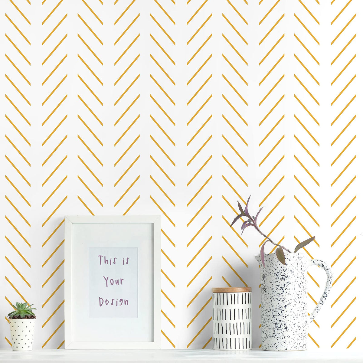 Erfoni Black and White Peel and Stick Wallpaper Herringbone Contact Paper