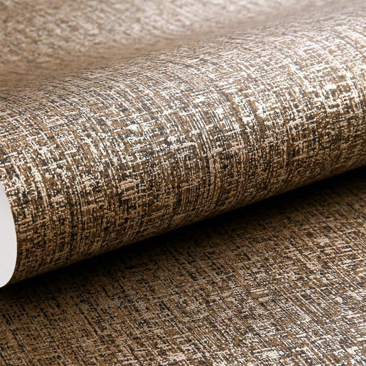Chocolate Gold Metallic Peel and Stick Wallpaper