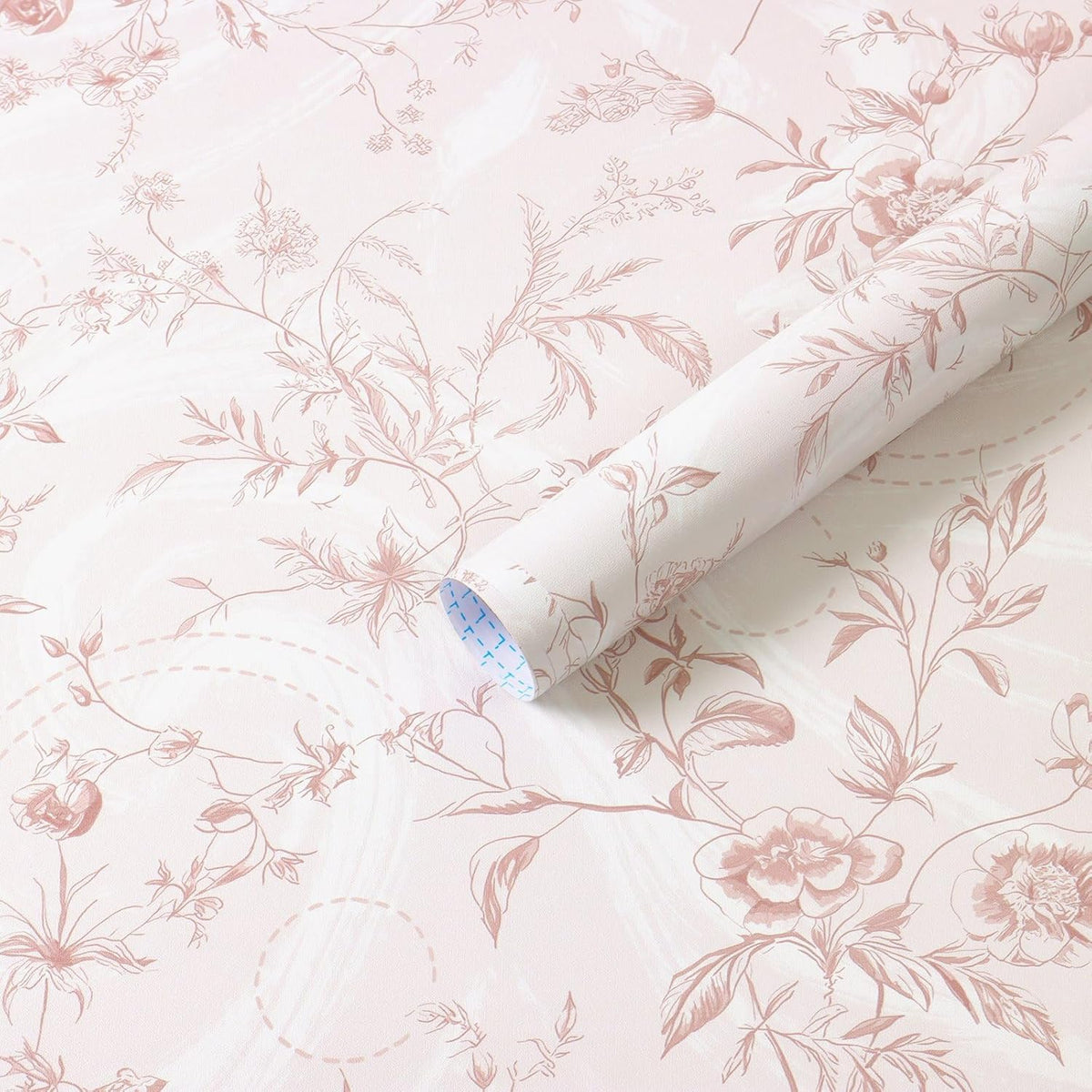 Dimoon 17.3''x78.7'' Green Peel and Stick Wallpaper Floral Modern Sage Light Green Contact Paper White Bird Wallpaper Removable Renter Friendly Waterproof Embossed Kitchen Bedroom Bathroom Vinyl Roll