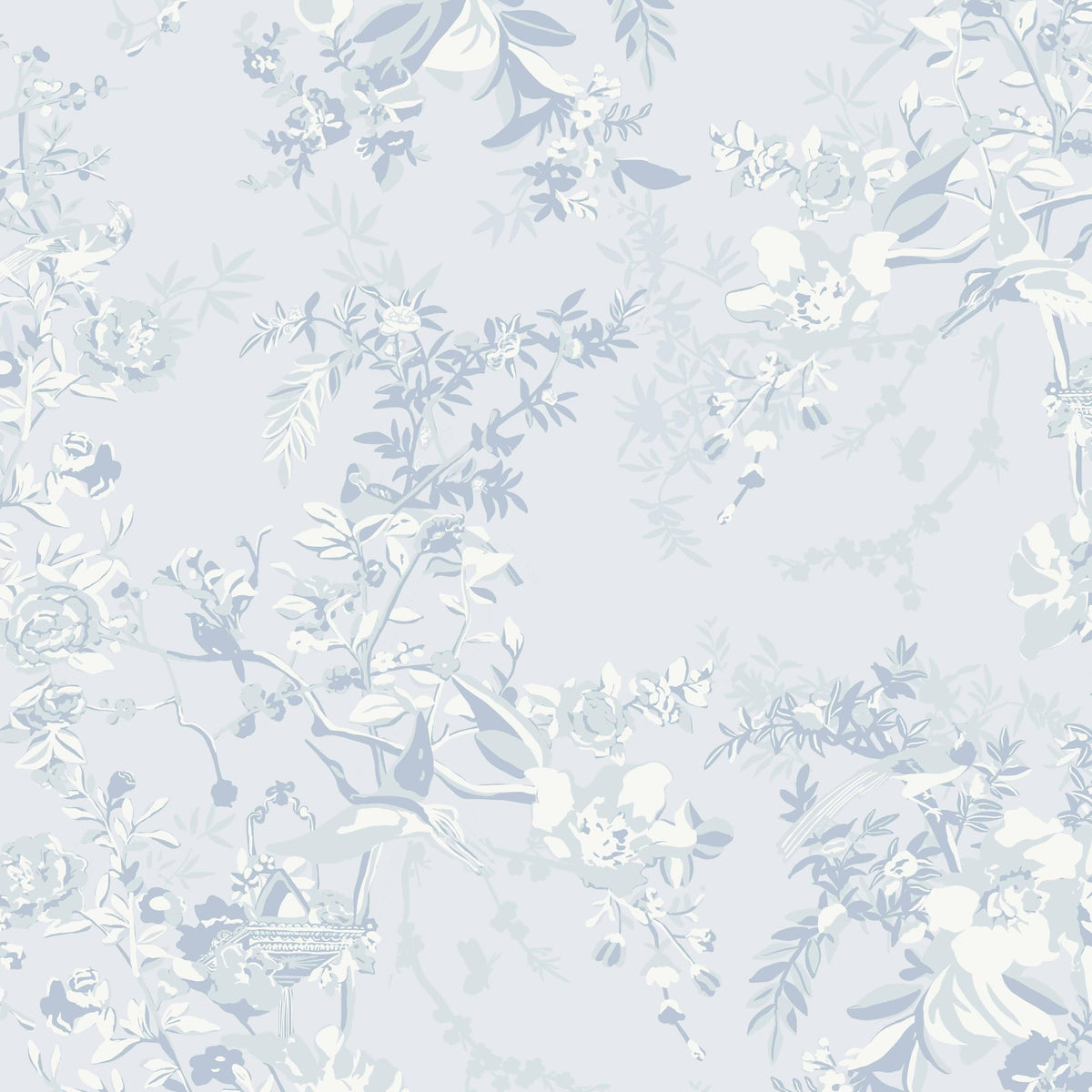 Dimoon 17.3''x78.7'' Green Peel and Stick Wallpaper Floral Modern Sage Light Green Contact Paper White Bird Wallpaper Removable Renter Friendly Waterproof Embossed Kitchen Bedroom Bathroom Vinyl Roll