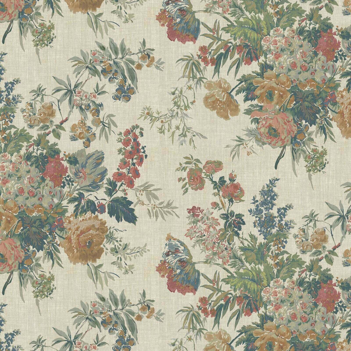 Heroad Vintage Peel and Stick Wallpaper Pink and Green Floral Contact Paper