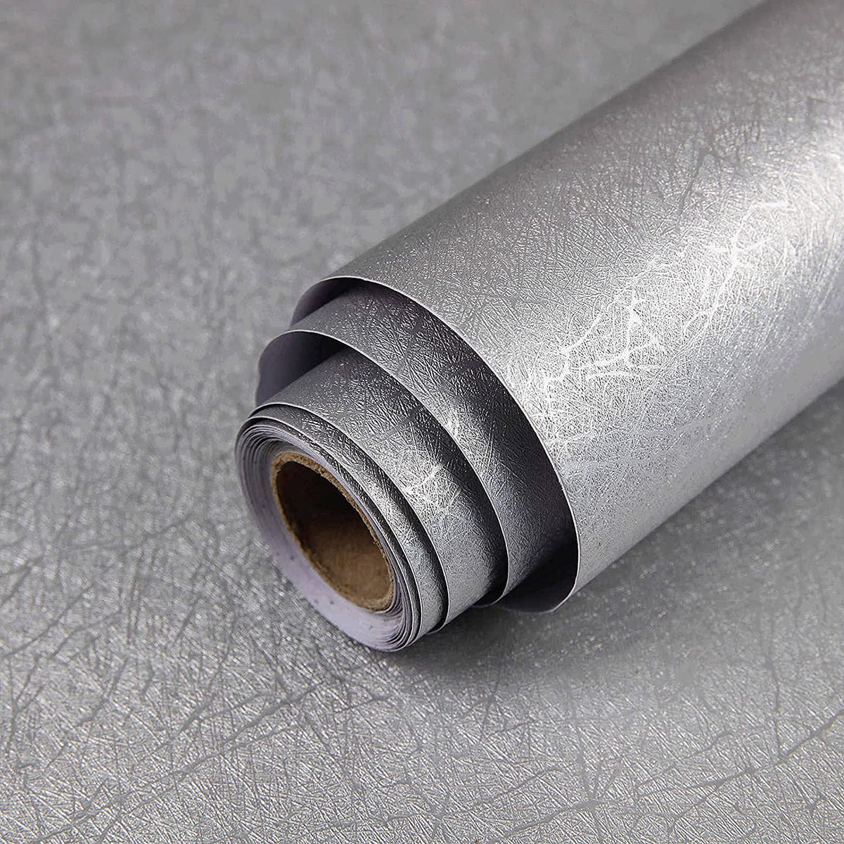 Black Silk Wallpaper Embossed Self Adhesive Peel and Stick Contact Paper