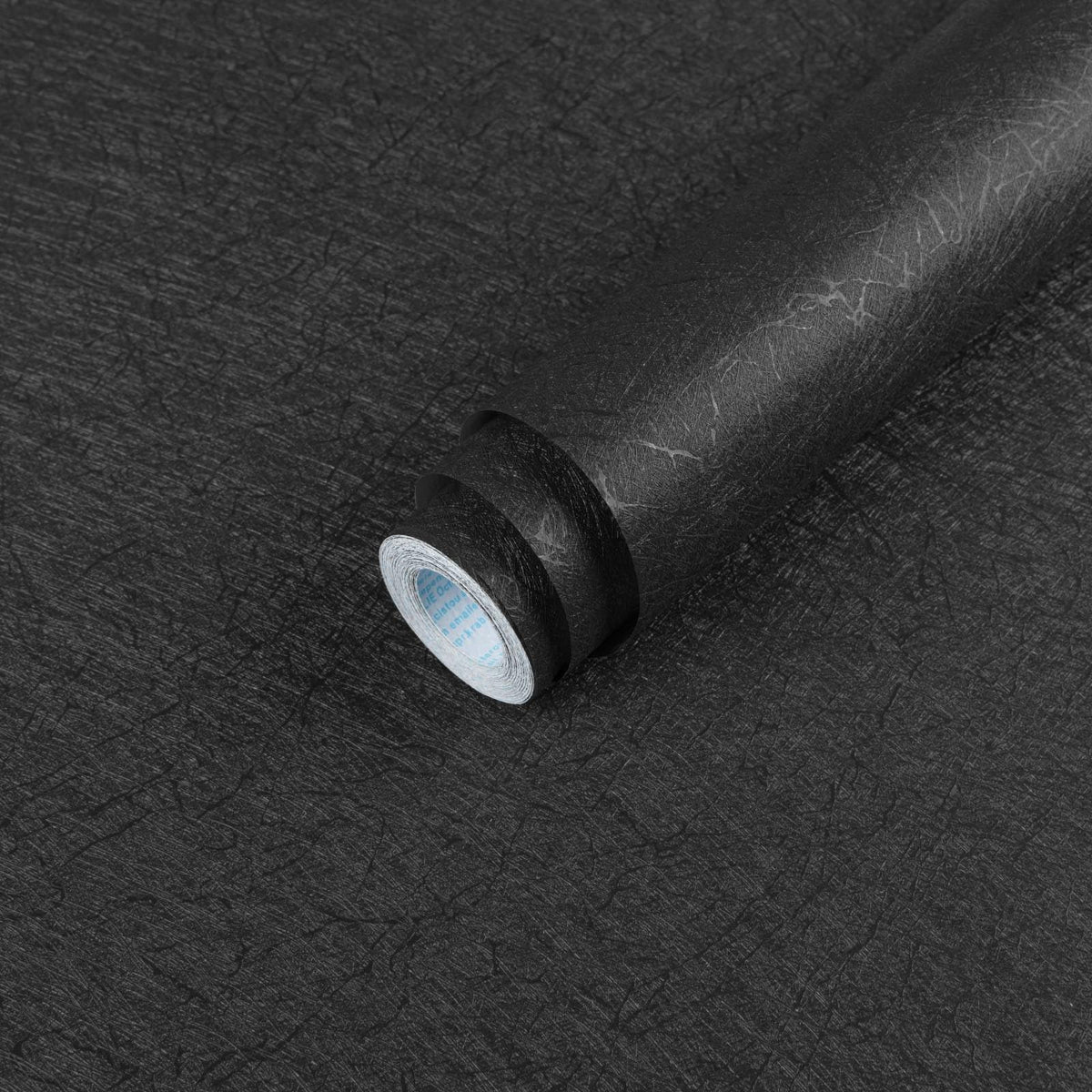 Black Silk Wallpaper Embossed Self Adhesive Peel and Stick Contact Paper