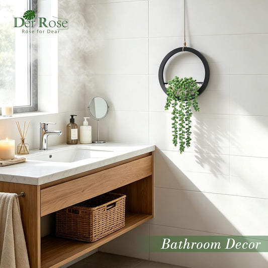 Der Rose 2 Pack Hanging Artificial String of Pearls for Wall Decor