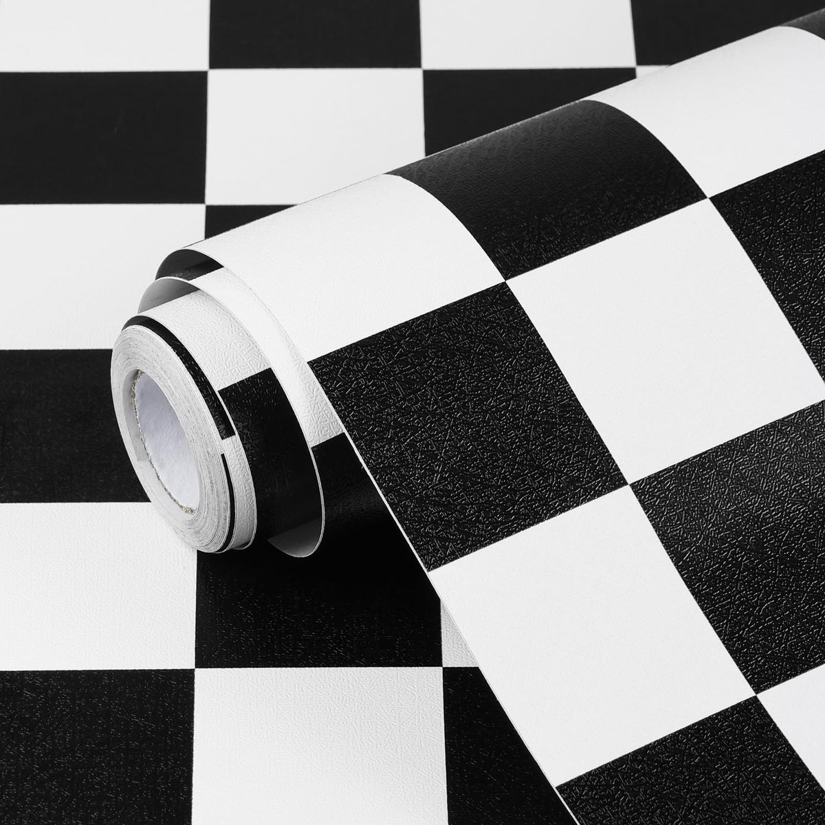 17.3”x120” Black and White Striped Wallpaper Peel and Stick Wallpaper Self-Adhesive Removable Waterproof Wall Paper for Walls Modern Vinyl Film