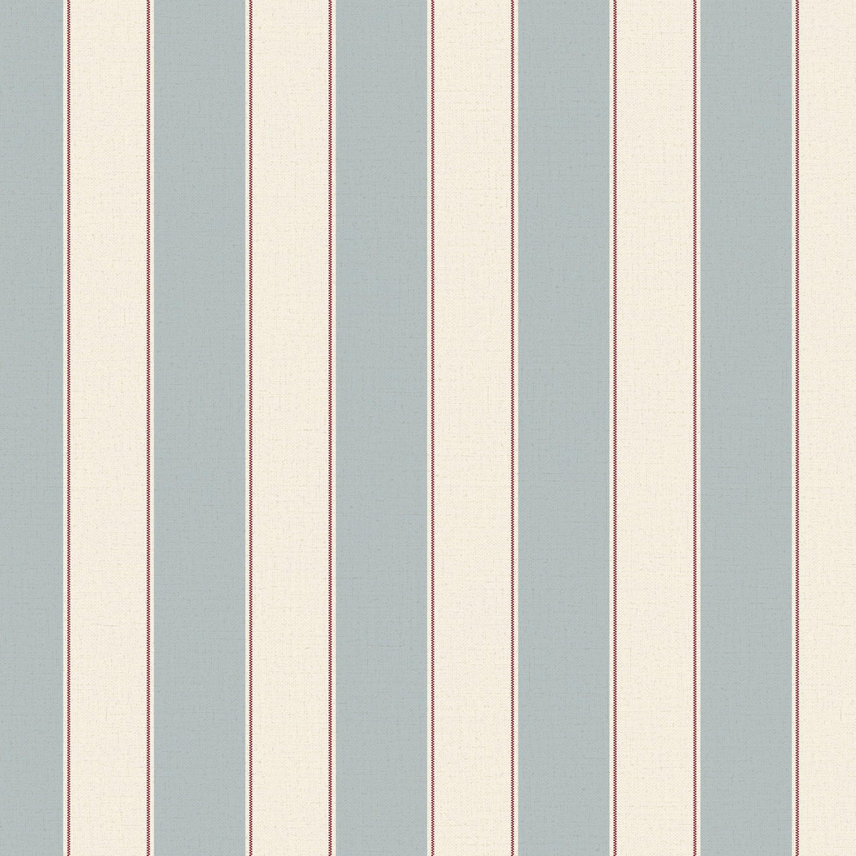 Blue and White Cream Striped Wallpaper Peel and Stick Self-Adhesive Removable Waterproof Wallpaper for Bedroom Kitchen Bathroom (Blue, 17.32"x 118.11")