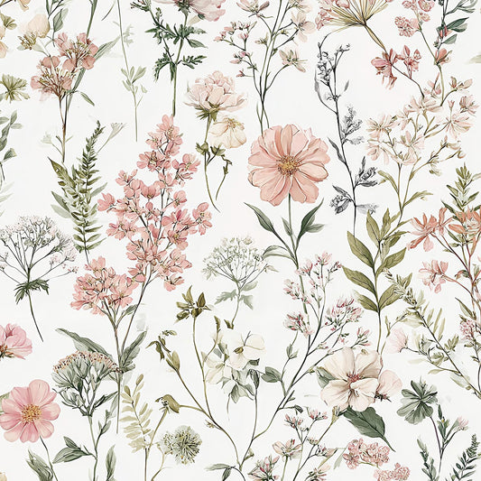Orainege Pink Floral Peel and Stick Wallpaper Self Adhesive Wallpaper