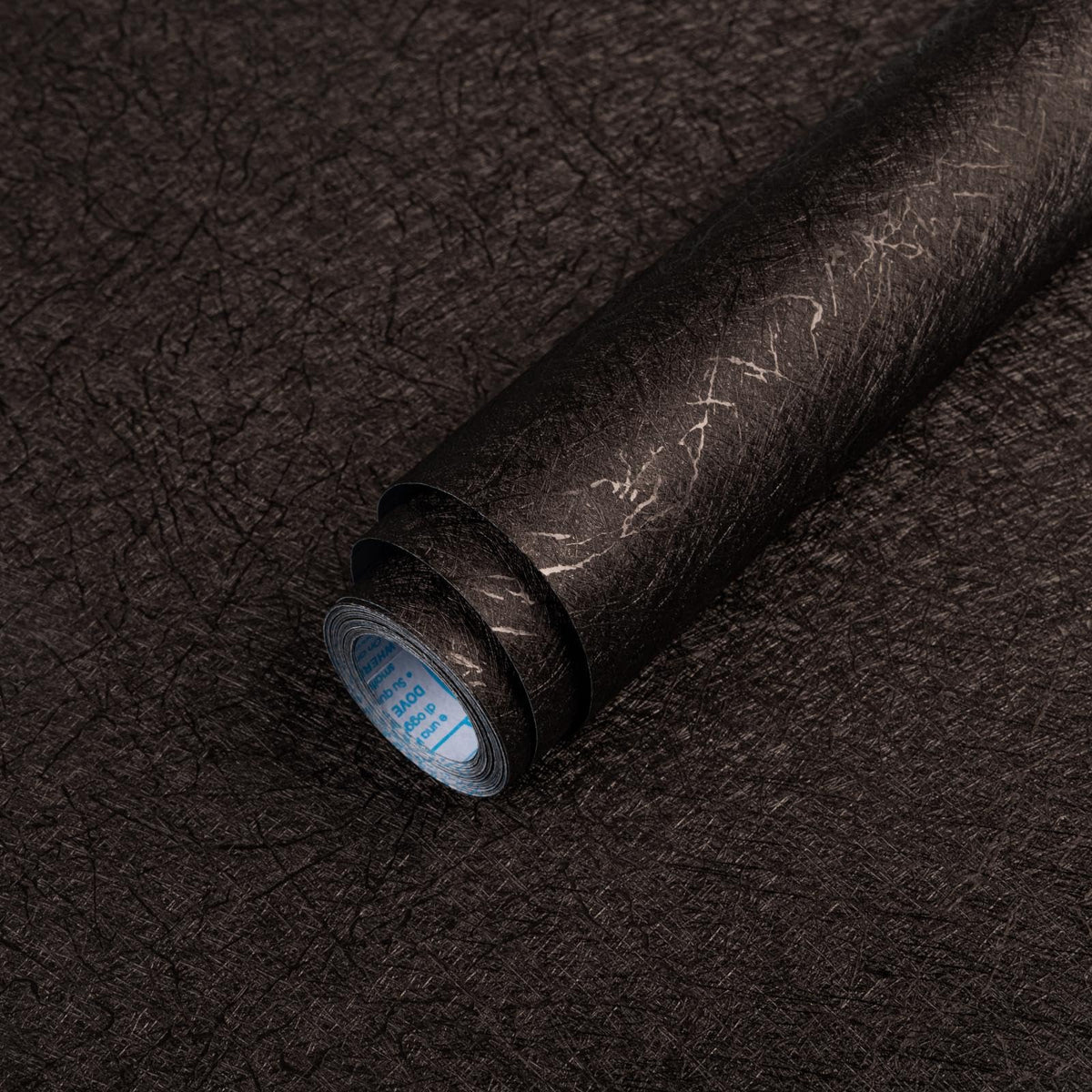 Black Silk Wallpaper Embossed Self Adhesive Peel and Stick Contact Paper