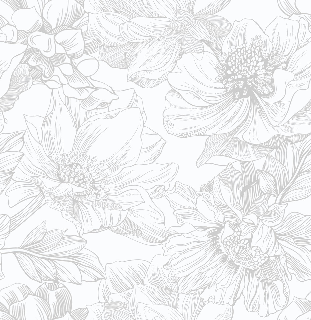 Ismoon Large Floral Peel and Stick Wallpaper Boho Beige Contact Paper 17.3inx6.5ft Neutral Wall Paper Removable Self Adhesive Wallpaper Bedroom Cabinet Bathroom Waterproof Mural Wall Decor Vinyl Roll