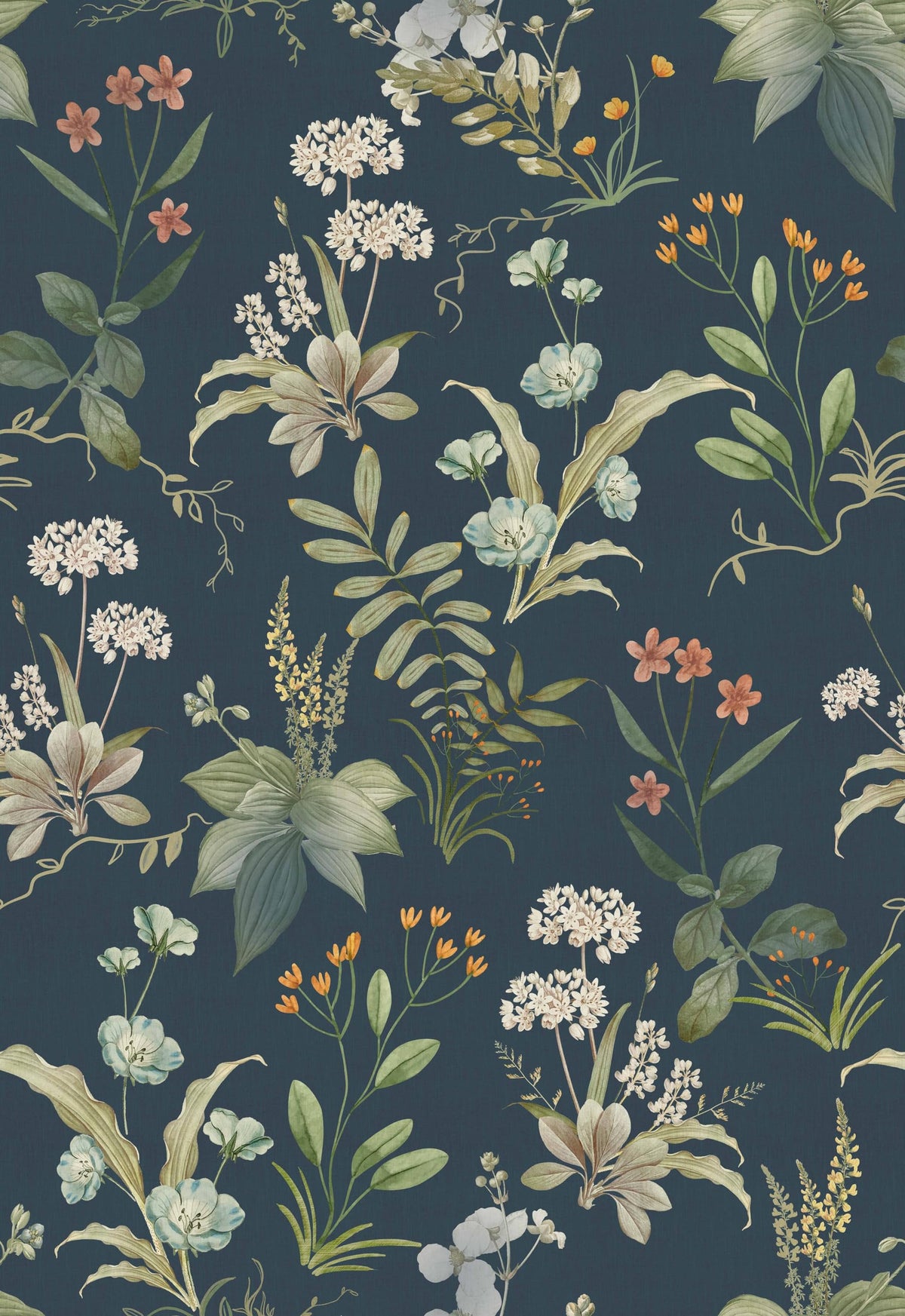 Simon&Siff Vintage Floral Peel and Stick Wallpaper 17.3" x 118"