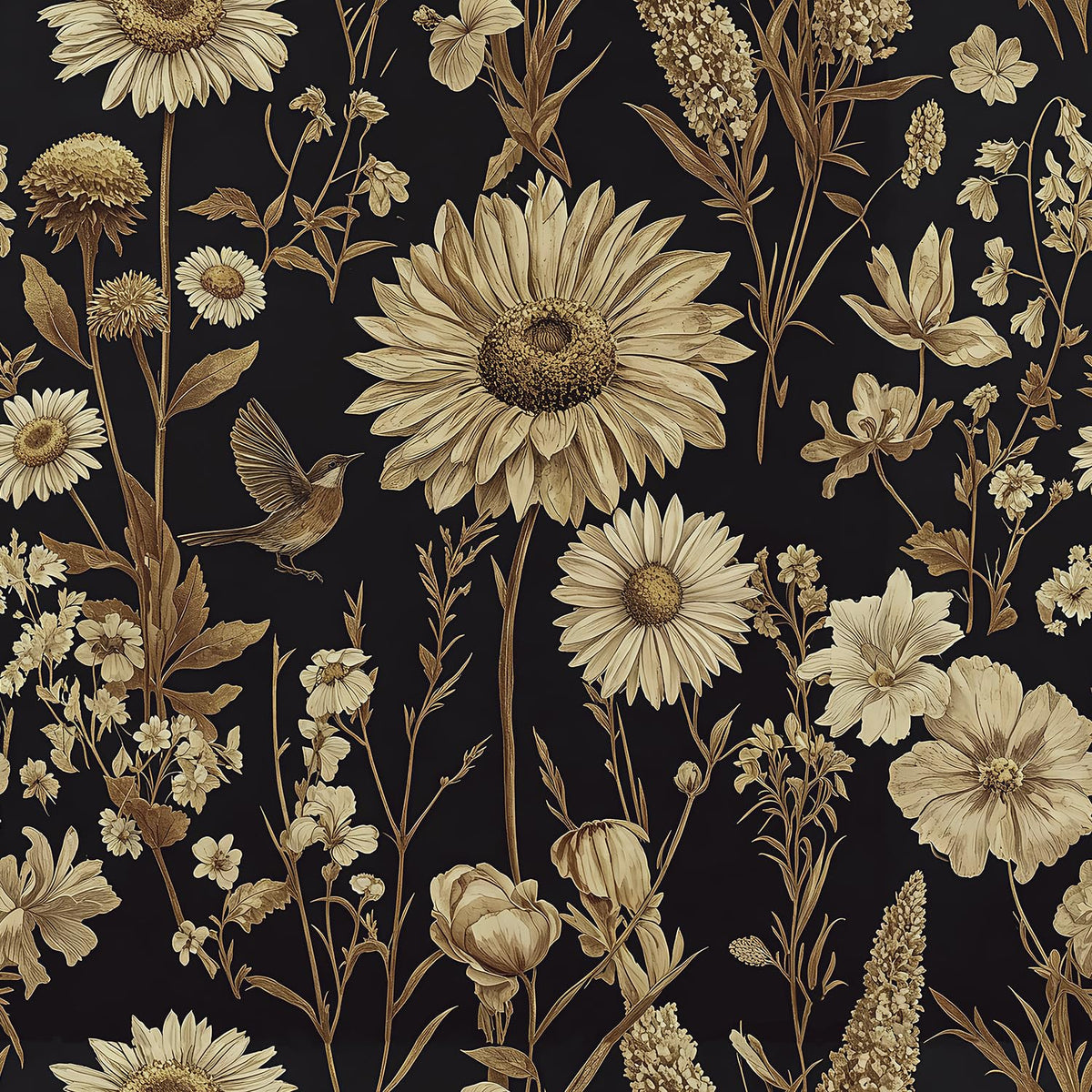 Livebor Floral Peel and Stick Wallpaper for Bathroom 16.9inch x 118.1inch
